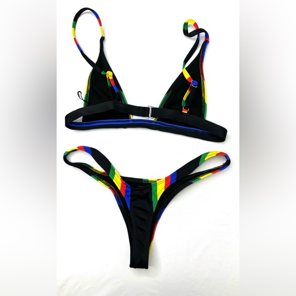 FN Rasta color bikini size small to medium - Picture 2 of 3